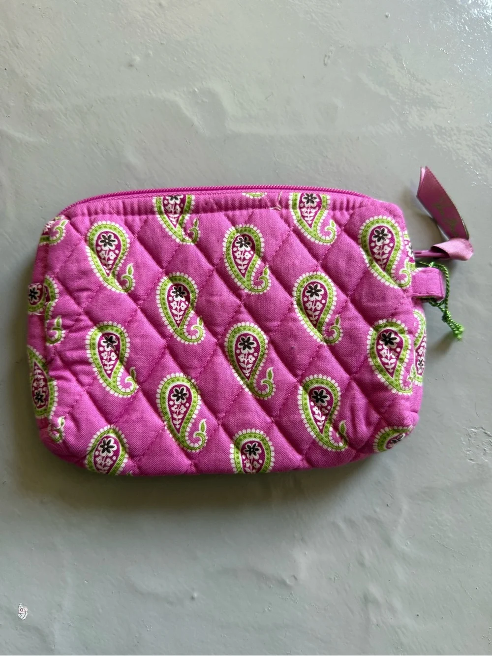 Vera Bradley Small Cosmetic Bag in Bermuda Pink NWT